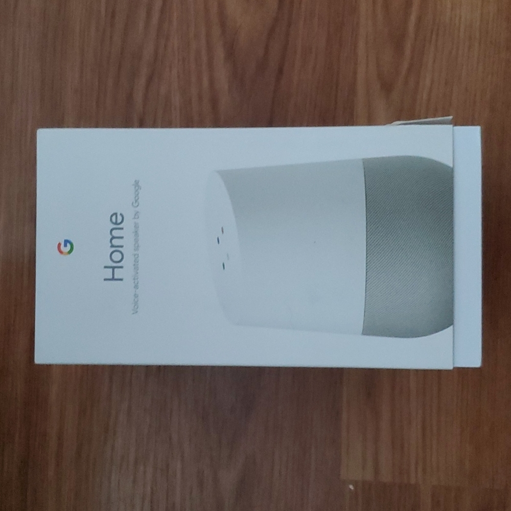 New Google Home Smart Speaker Google Assistant Light Grey White Voice Activated